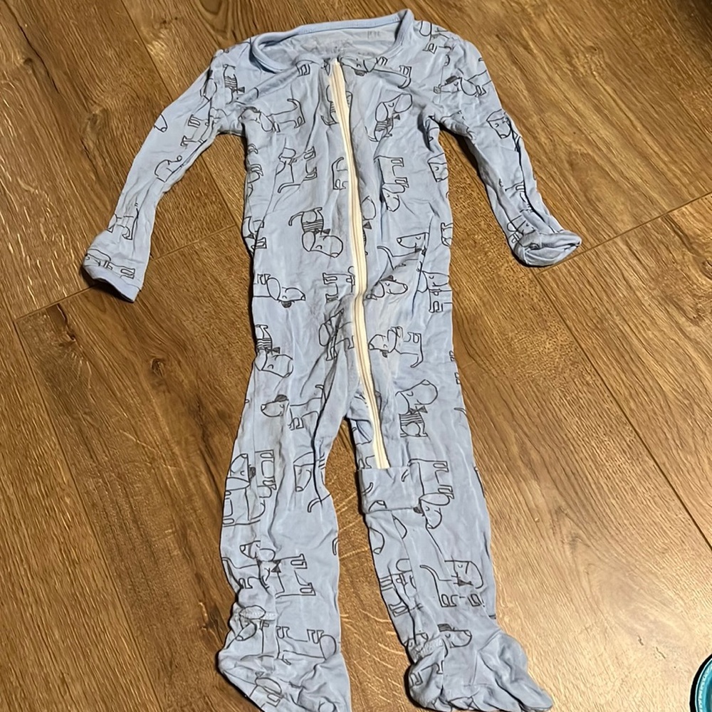 Silkberry Footed Sleeper - Puppy 🐶 Print